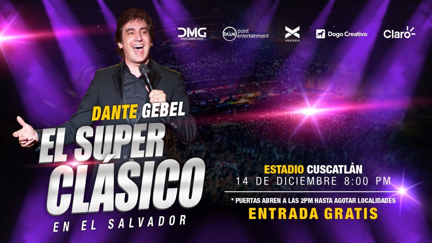 Stadium event campaign for Dante Gebel